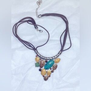 Cute necklace with stones decorated